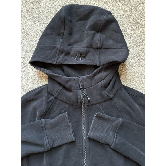 Medium Tops - Lululemon Scuba Hoodie Hoody Jacket Black Full Zip Women's Size 8 Medium M